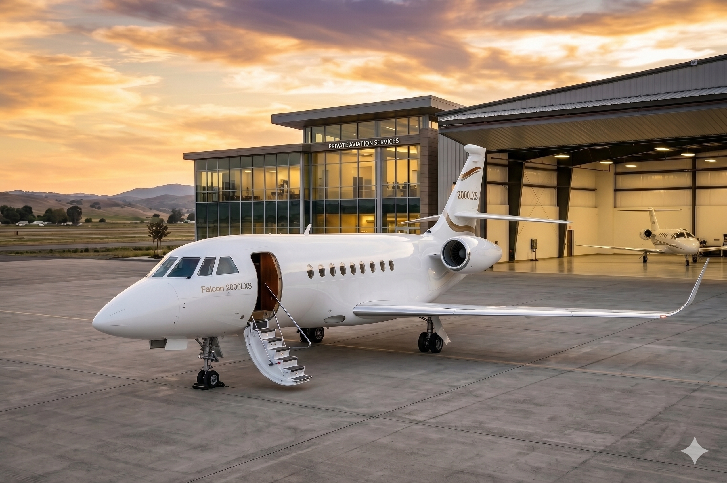 Dassault Falcon 2000LXS Large-Cabin Jet